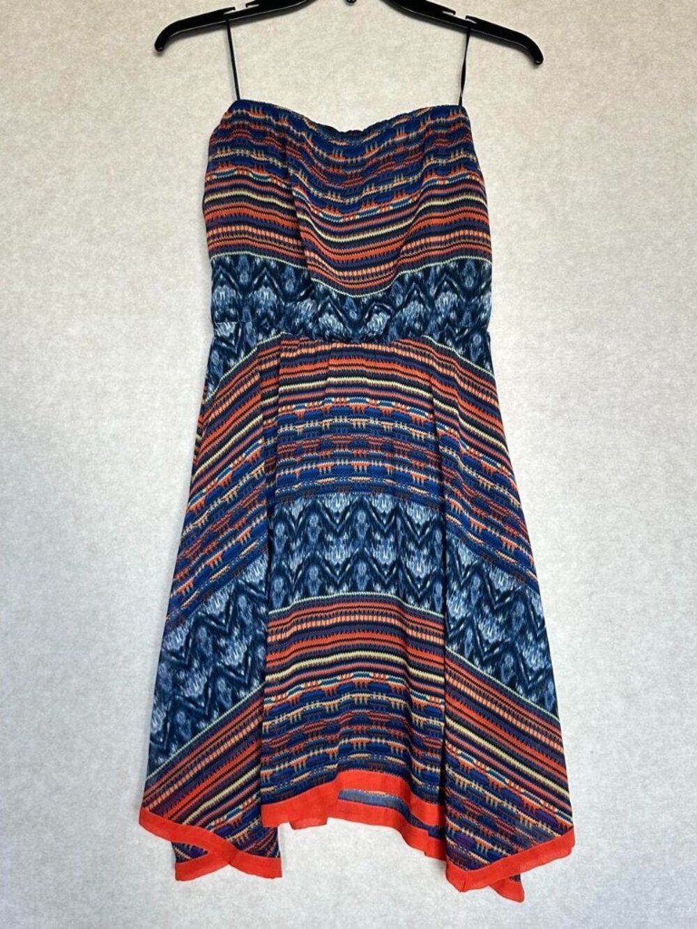 Maeve Dress XS Strapless Handkerchief Dress